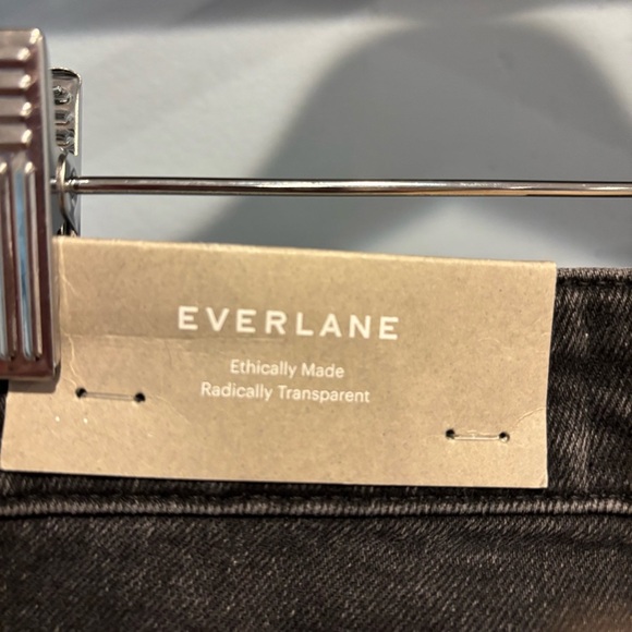 Everlane NWT Women's Black Curvy Cheeky Jean Size 23 - Picture 7 of 10